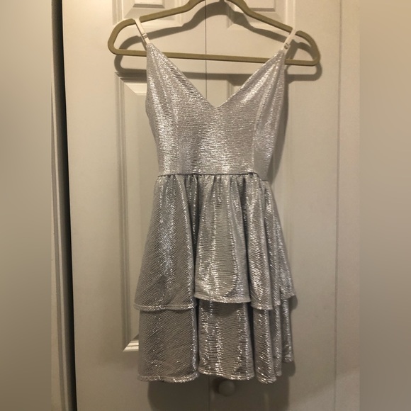 BLACKMILK MOONBEAM SILVER TIER DRESS - LIMITED - Picture 3 of 6